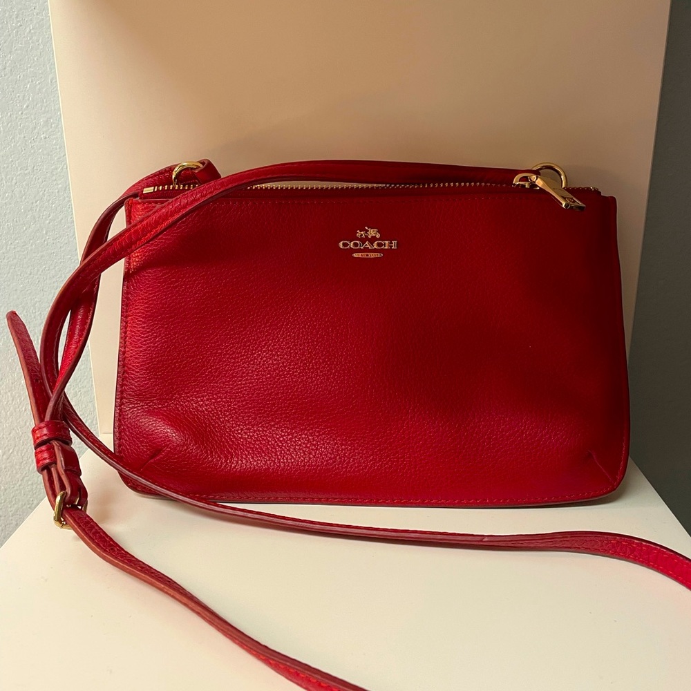 Coach Cross Body bag - Red